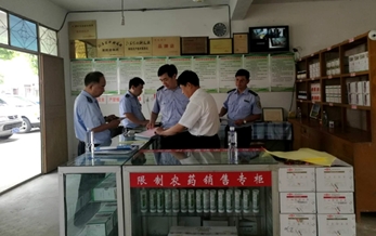 江蘇省響水縣持續(xù)開展限制農(nóng)藥執(zhí)法大檢查
