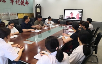 嚴端祥同志在第三黨支部講黨課